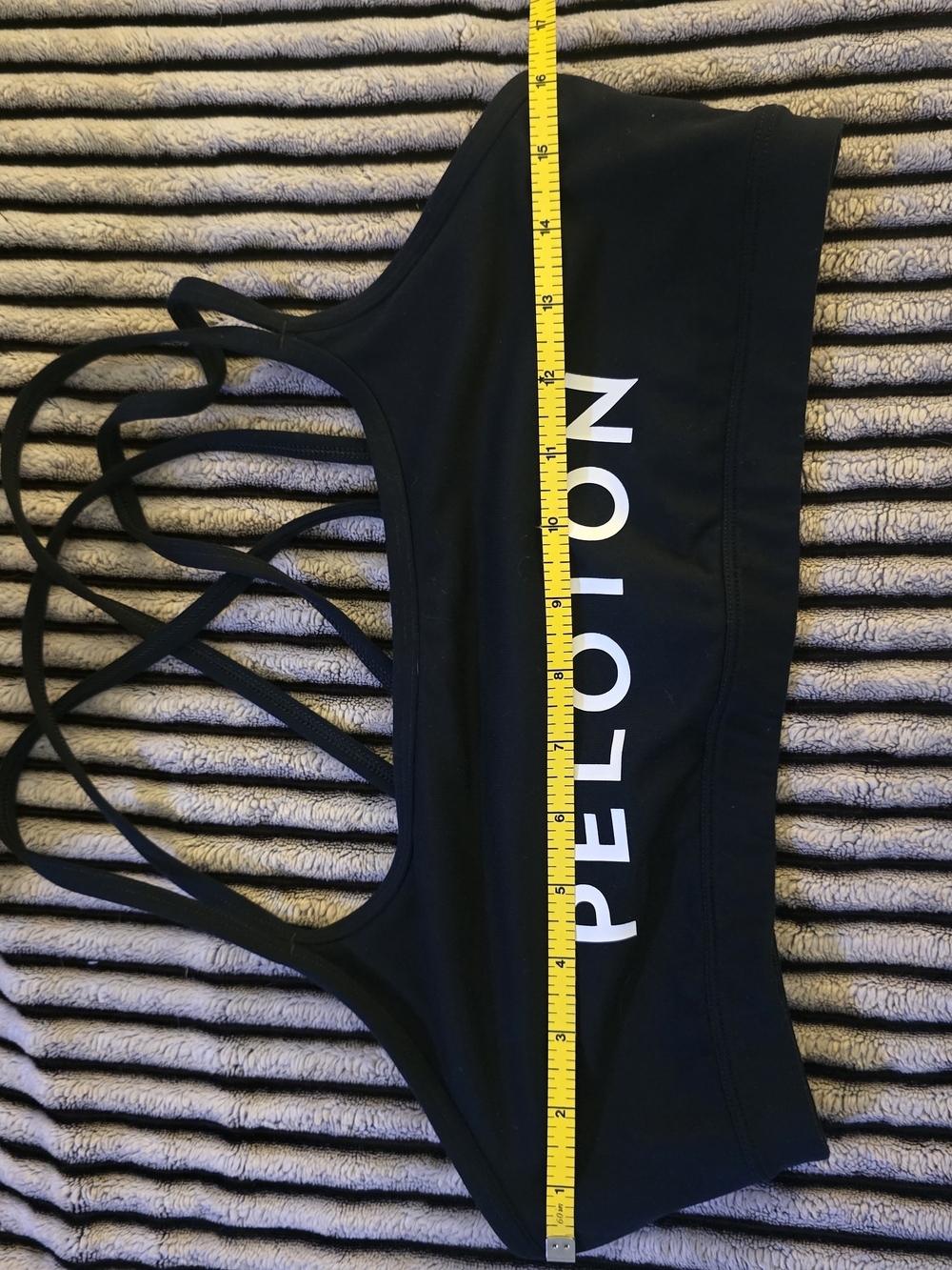 Peloton Navy Blue Strappy Sports Bra - Picture 6 of 7
